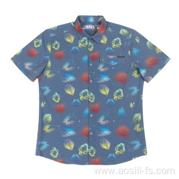 Good sale Men's Polyester Spandex Shirt